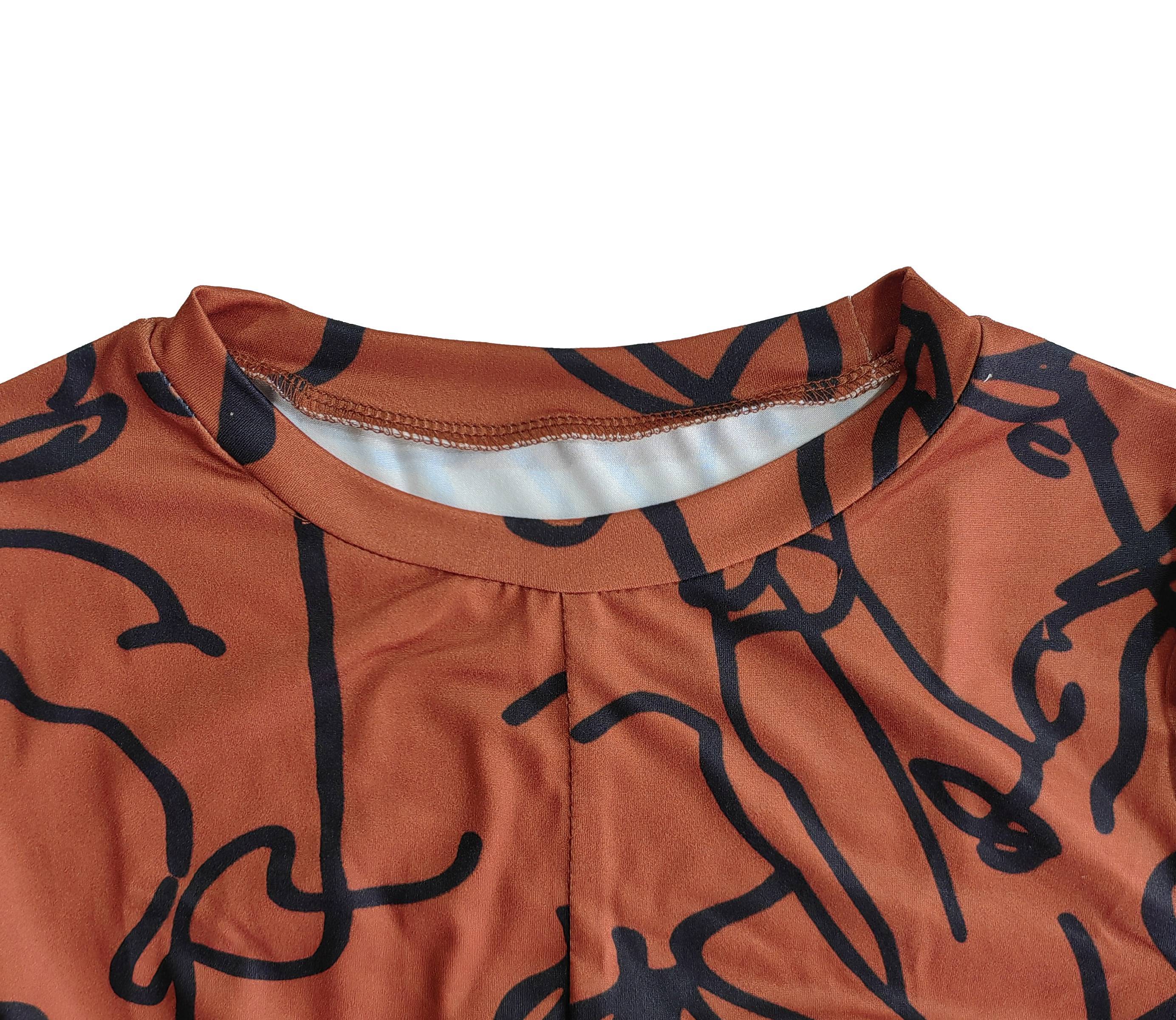 Abstraktes Knoten-Langarmshirt