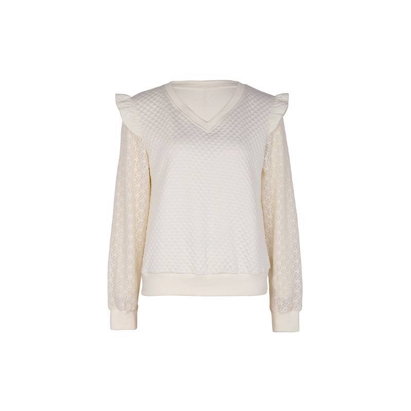 Damenbluse mit Spitze