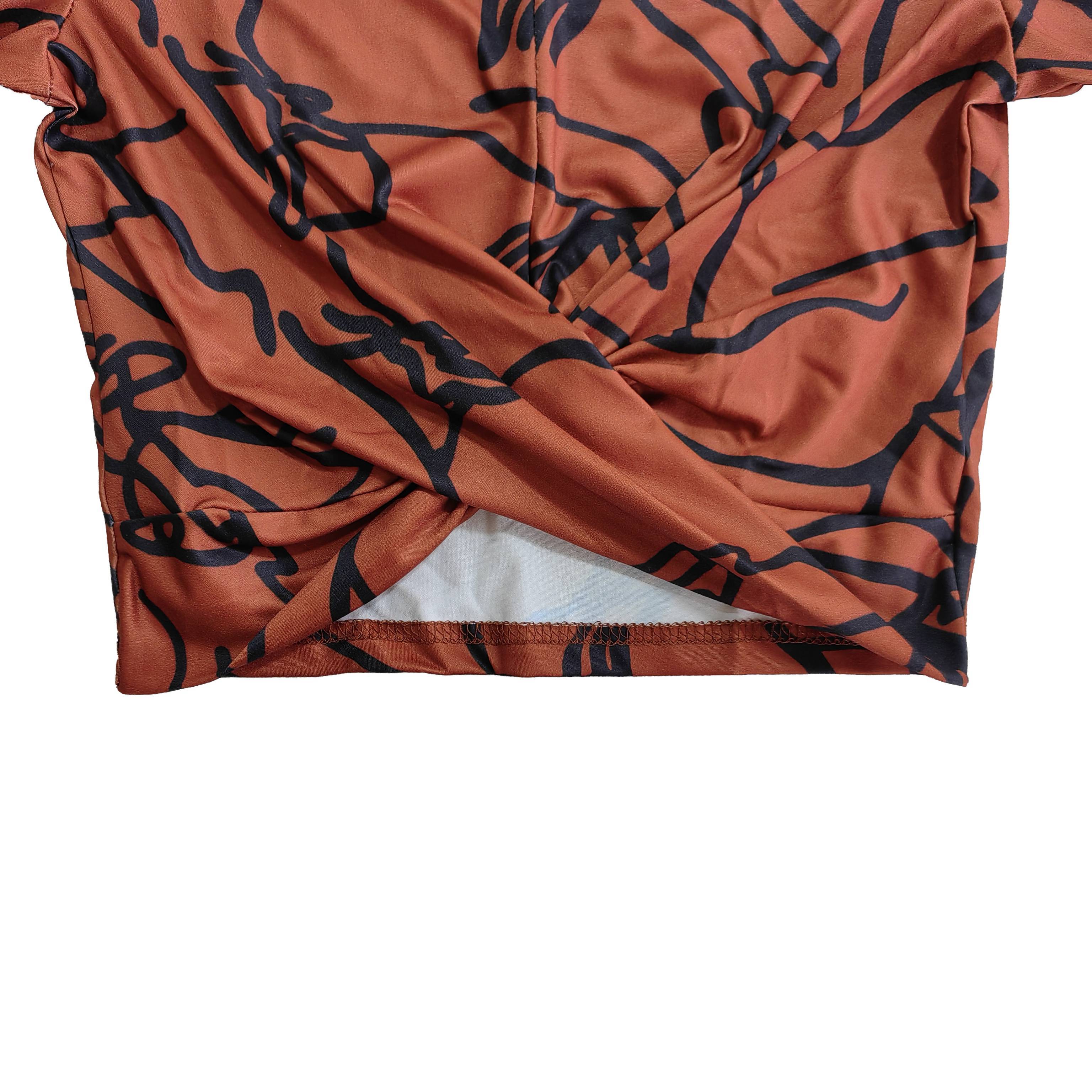 Abstraktes Knoten-Langarmshirt