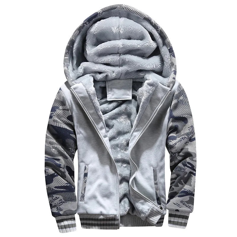 Herren Winterjacke Camouflage