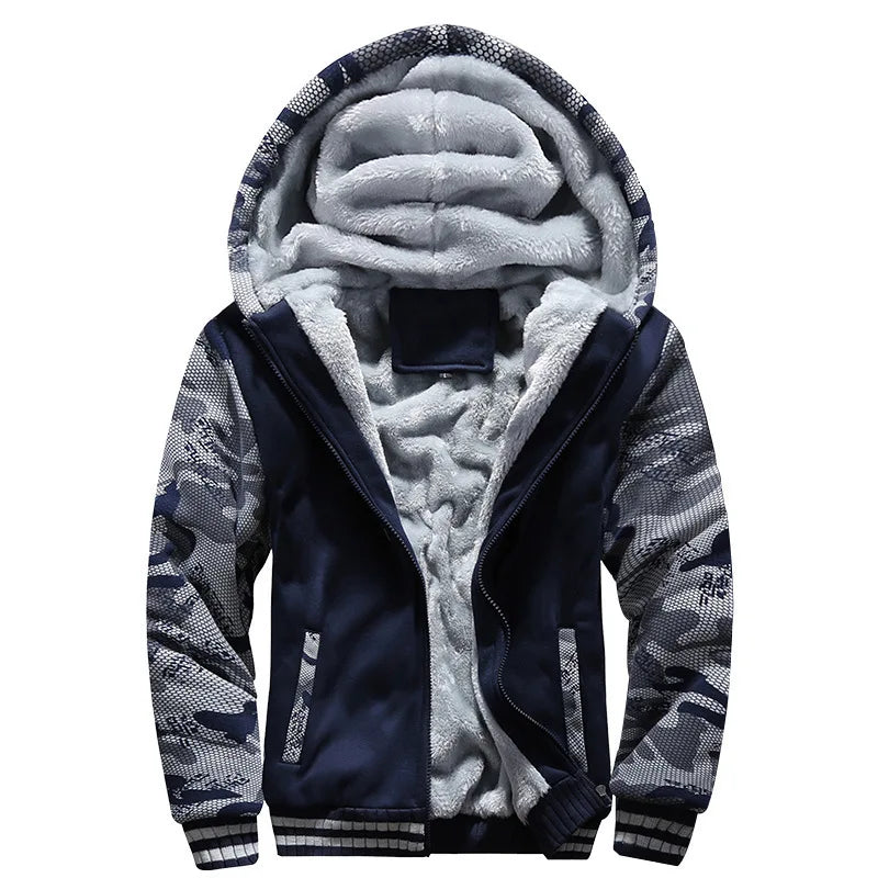 Herren Winterjacke Camouflage