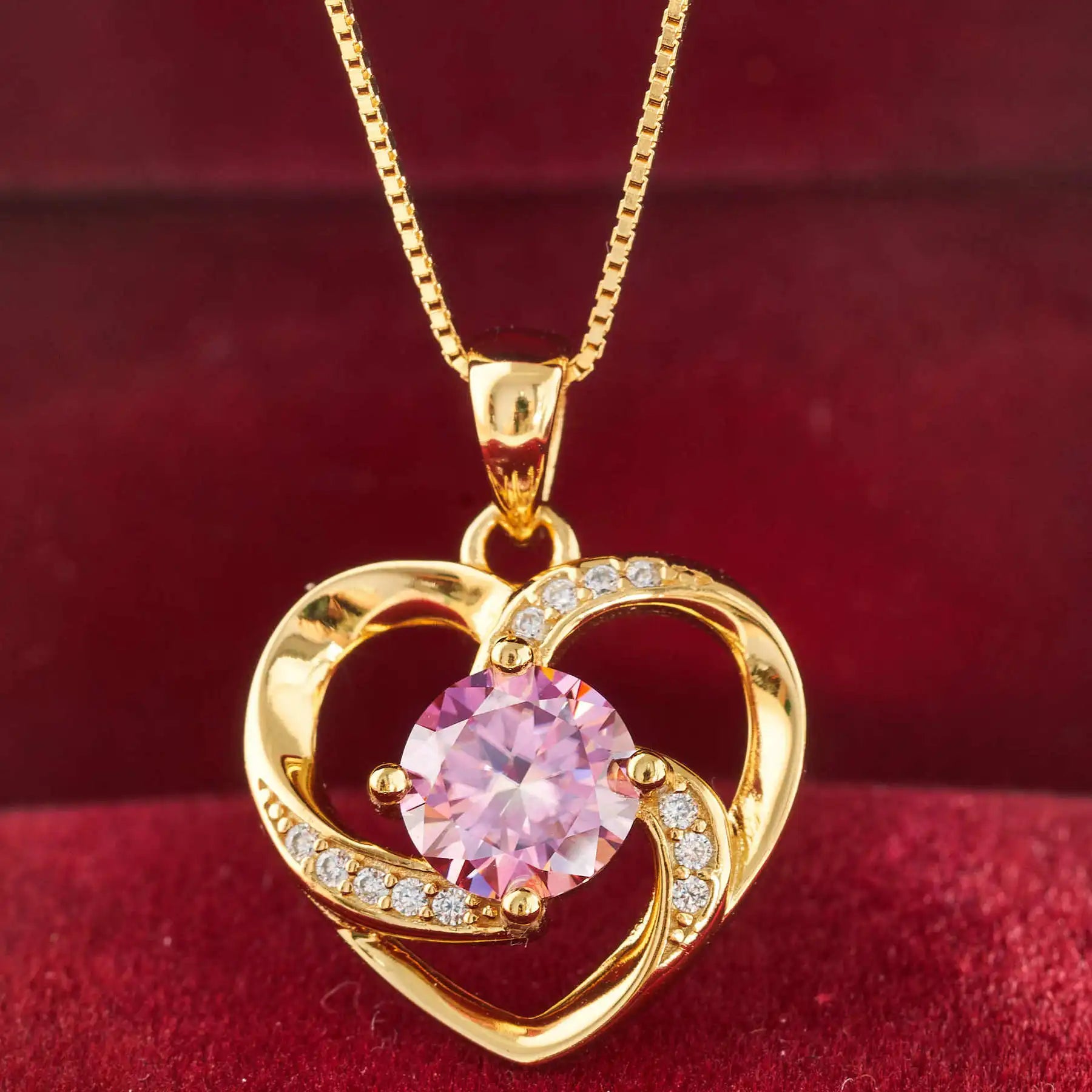 Luxus Schmuck – 1CT Moissanit Anhänger in Herzform