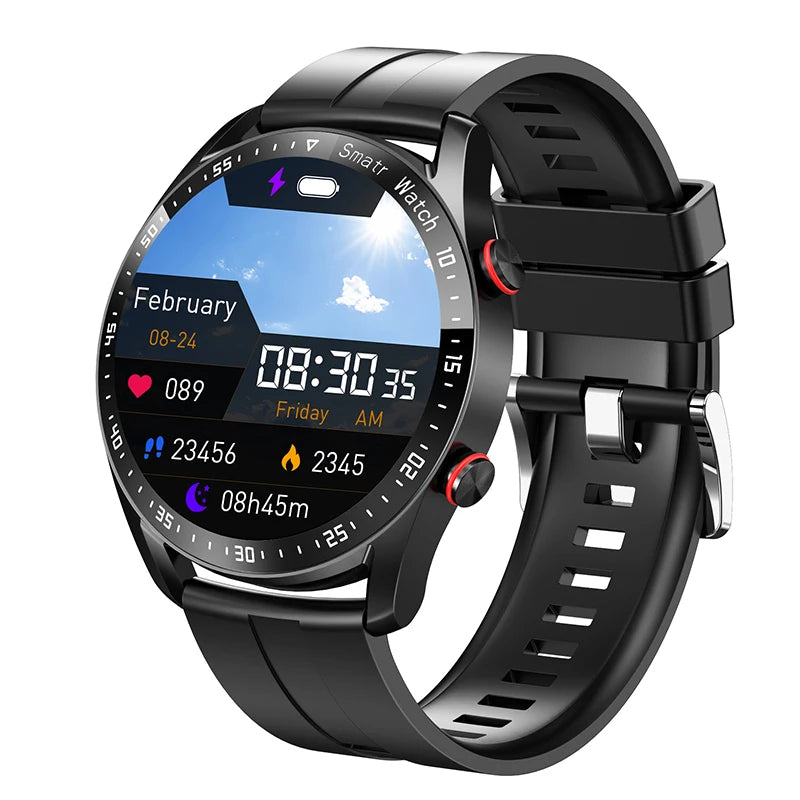 Herren Smartwatch – ECG, Bluetooth Call & Fitness Tracking