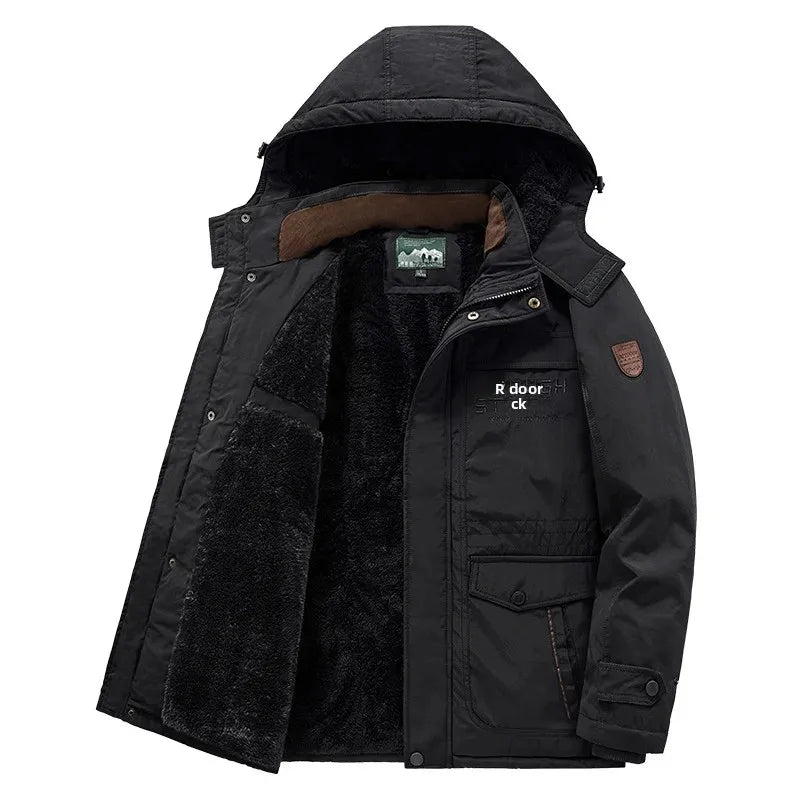 Herren Winterjacke mit Fleece – Warm & Bequem