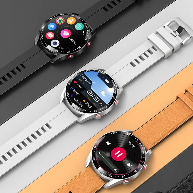 Herren Smartwatch – ECG, Bluetooth Call & Fitness Tracking