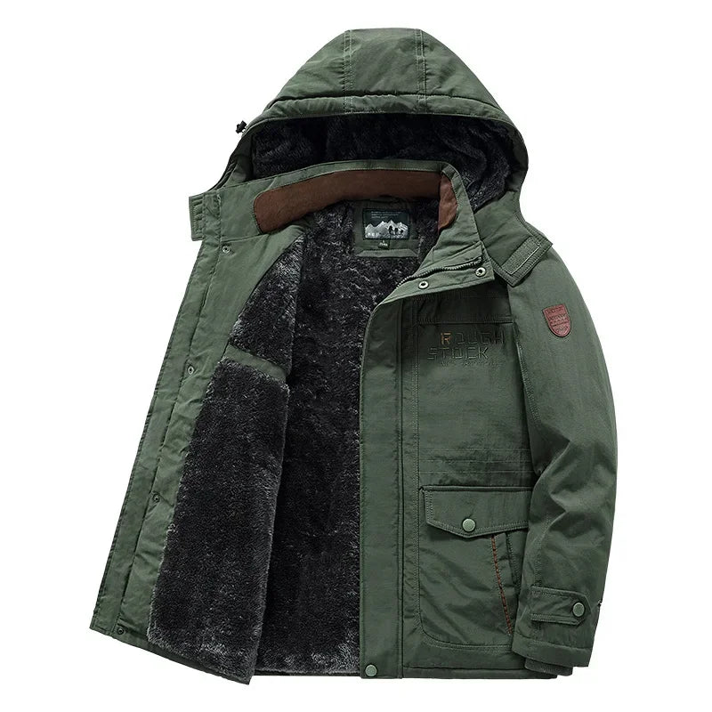 Herren Winterjacke mit Fleece – Warm & Bequem