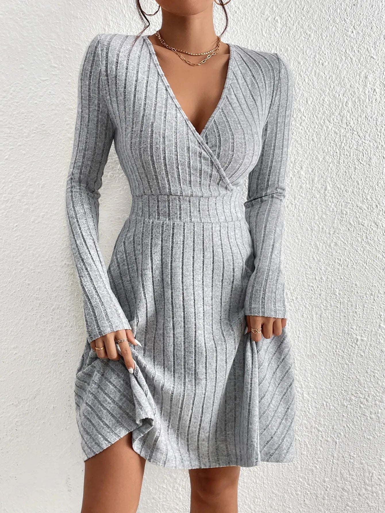 Körperbetont Damen Kleid