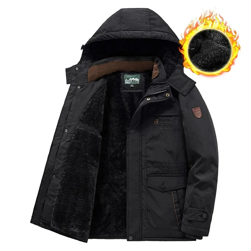 Herren Winterjacke mit Fleece – Warm & Bequem