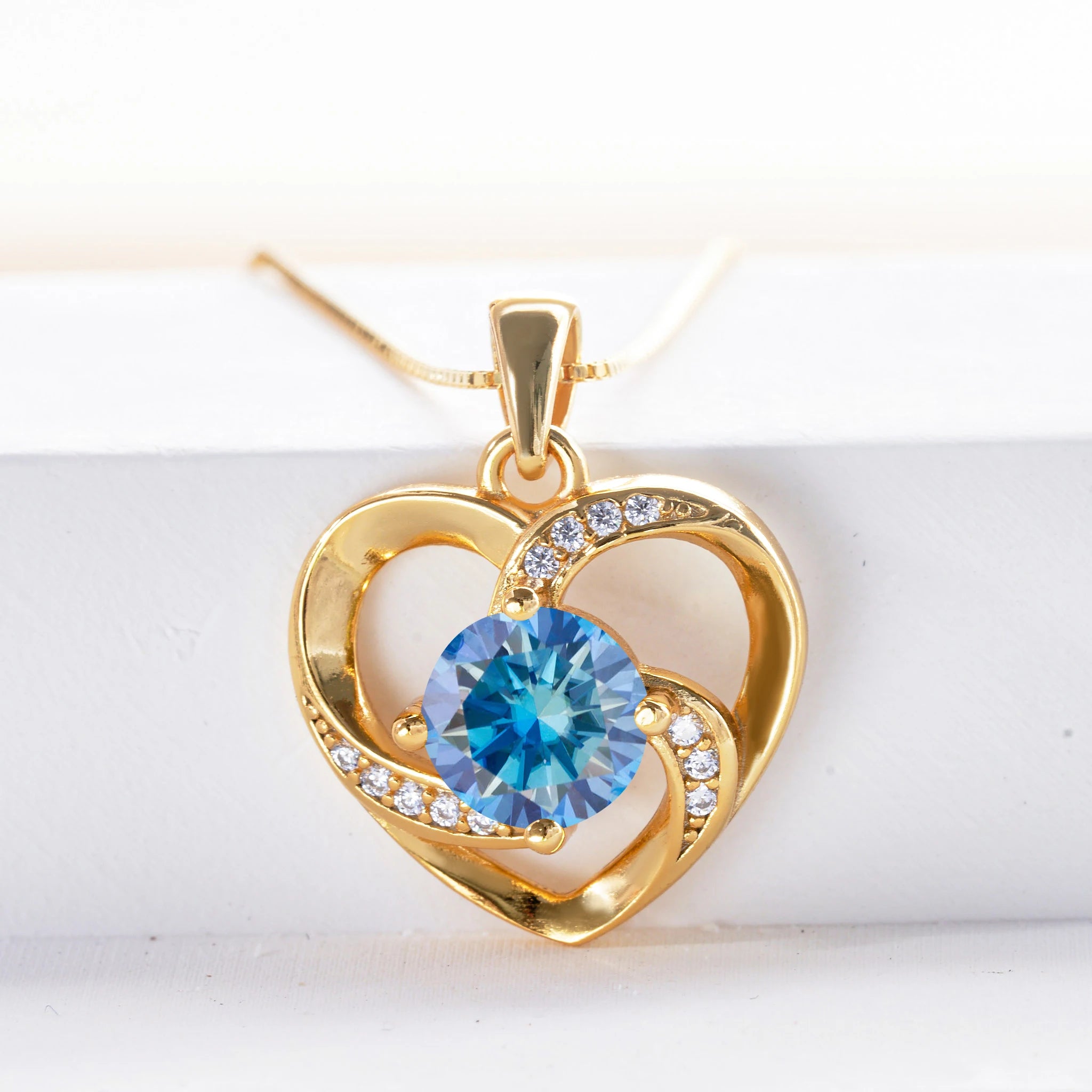 Luxus Schmuck – 1CT Moissanit Anhänger in Herzform