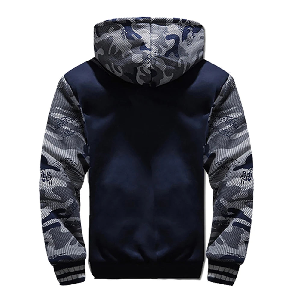 Herren Winterjacke Camouflage