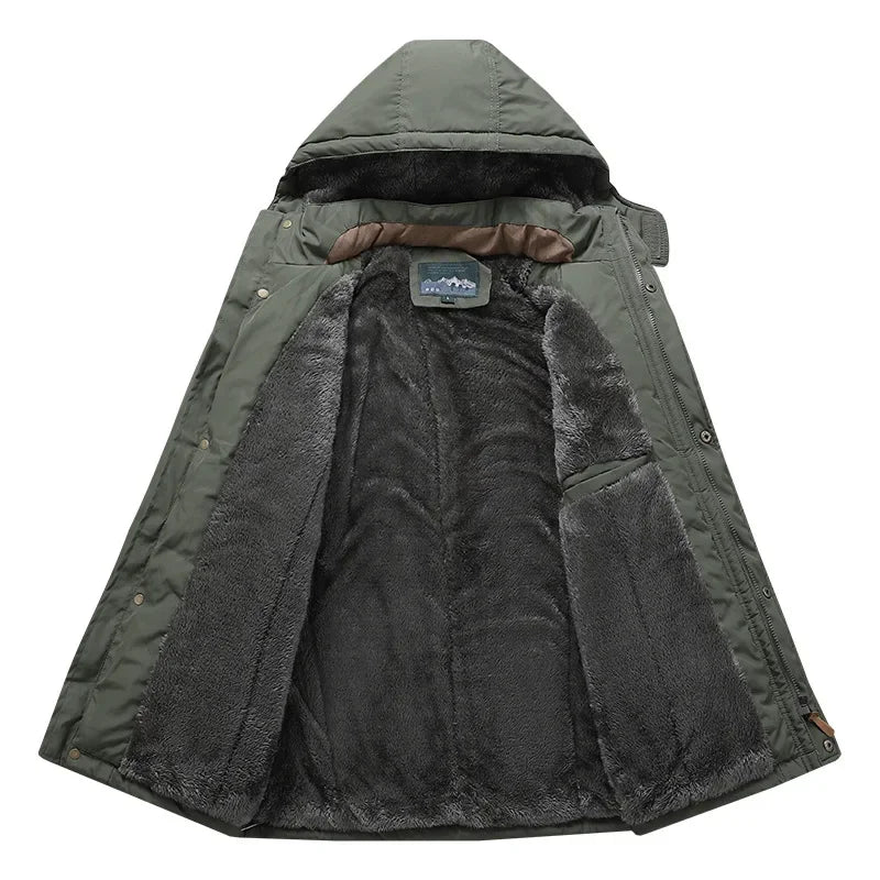 Herren Winterjacke mit Fleece – Warm & Bequem