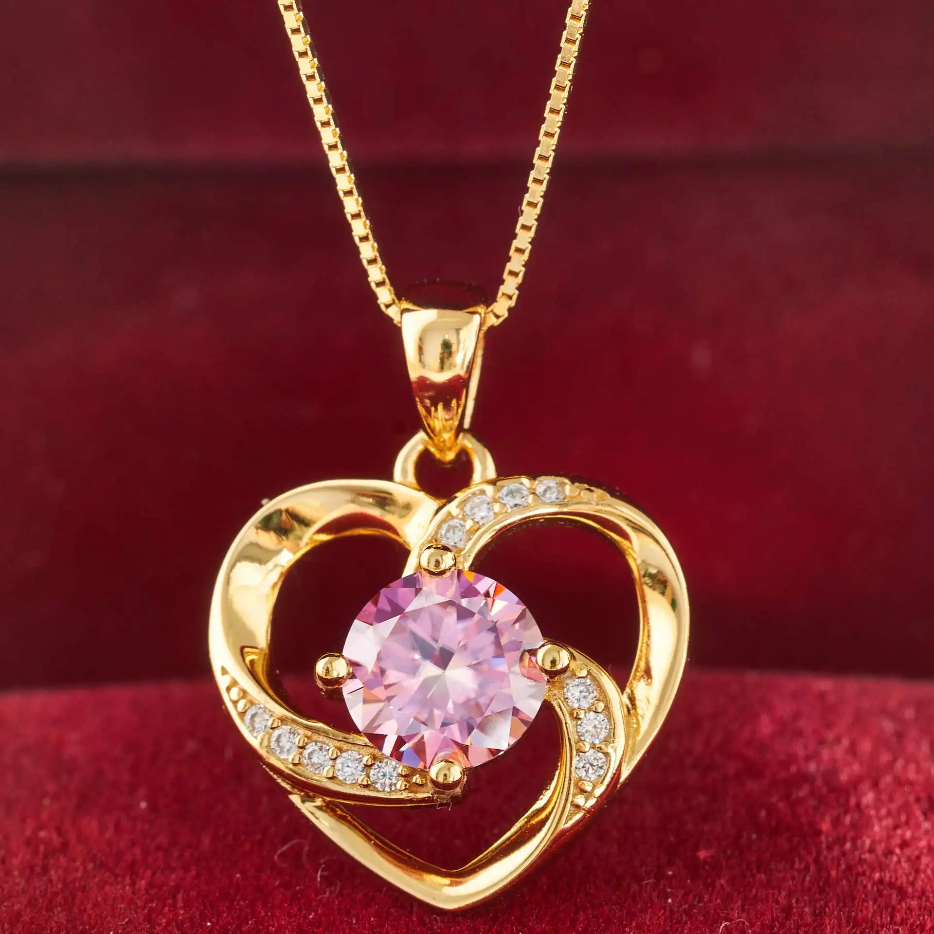 Luxus Schmuck – 1CT Moissanit Anhänger in Herzform