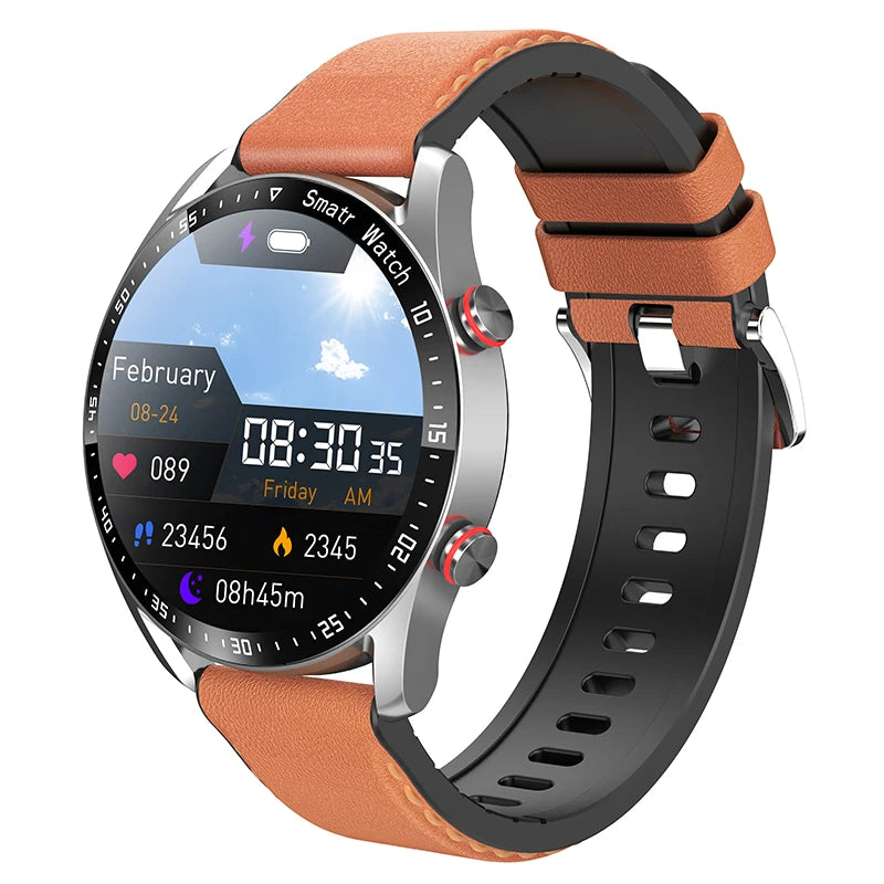 Herren Smartwatch – ECG, Bluetooth Call & Fitness Tracking