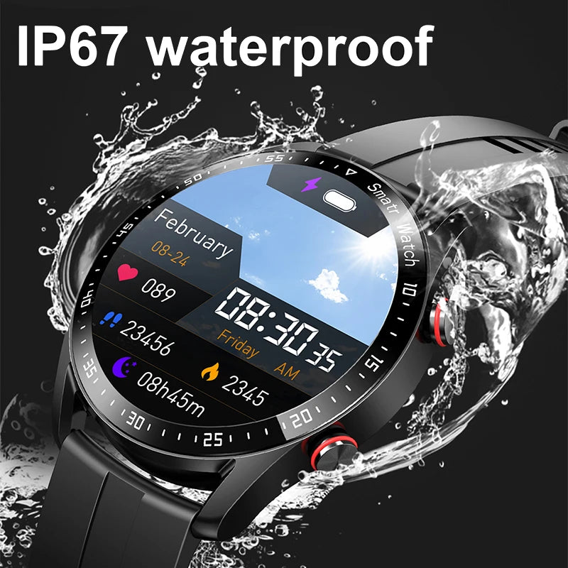 Herren Smartwatch – ECG, Bluetooth Call & Fitness Tracking