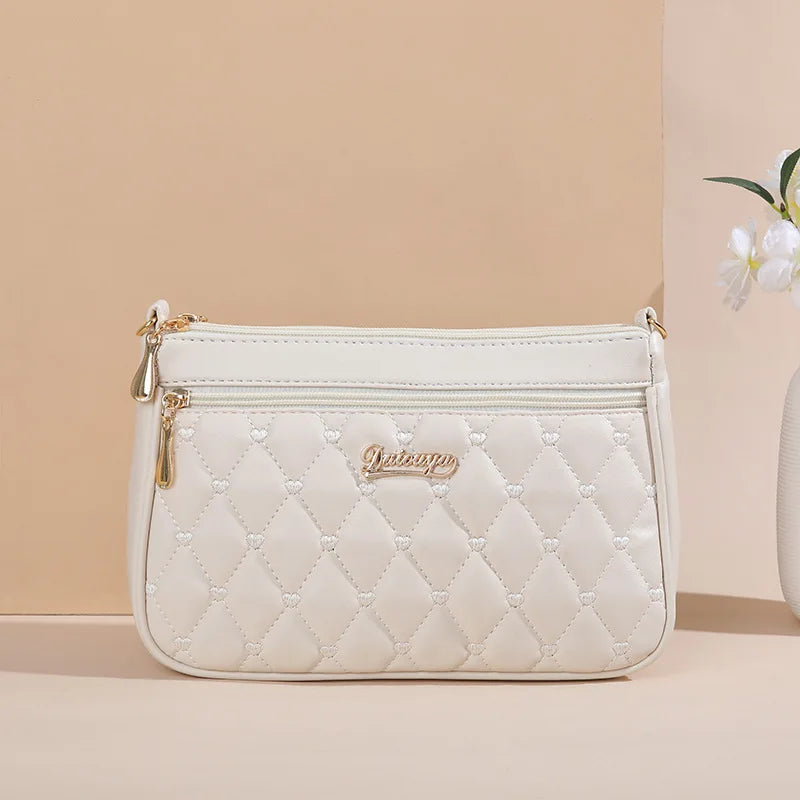 Stickerei Schultertasche Damen – Elegant & Modern