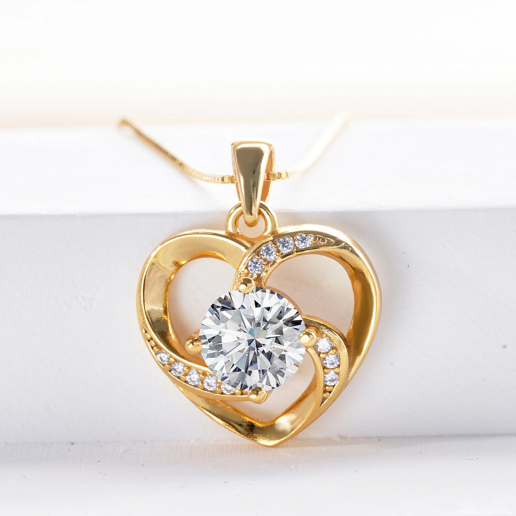 Luxus Schmuck – 1CT Moissanit Anhänger in Herzform