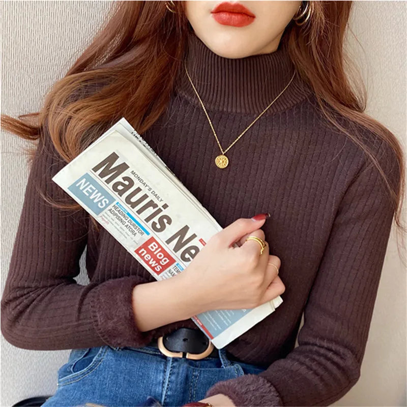 Winter Damen Rollkragenpullover