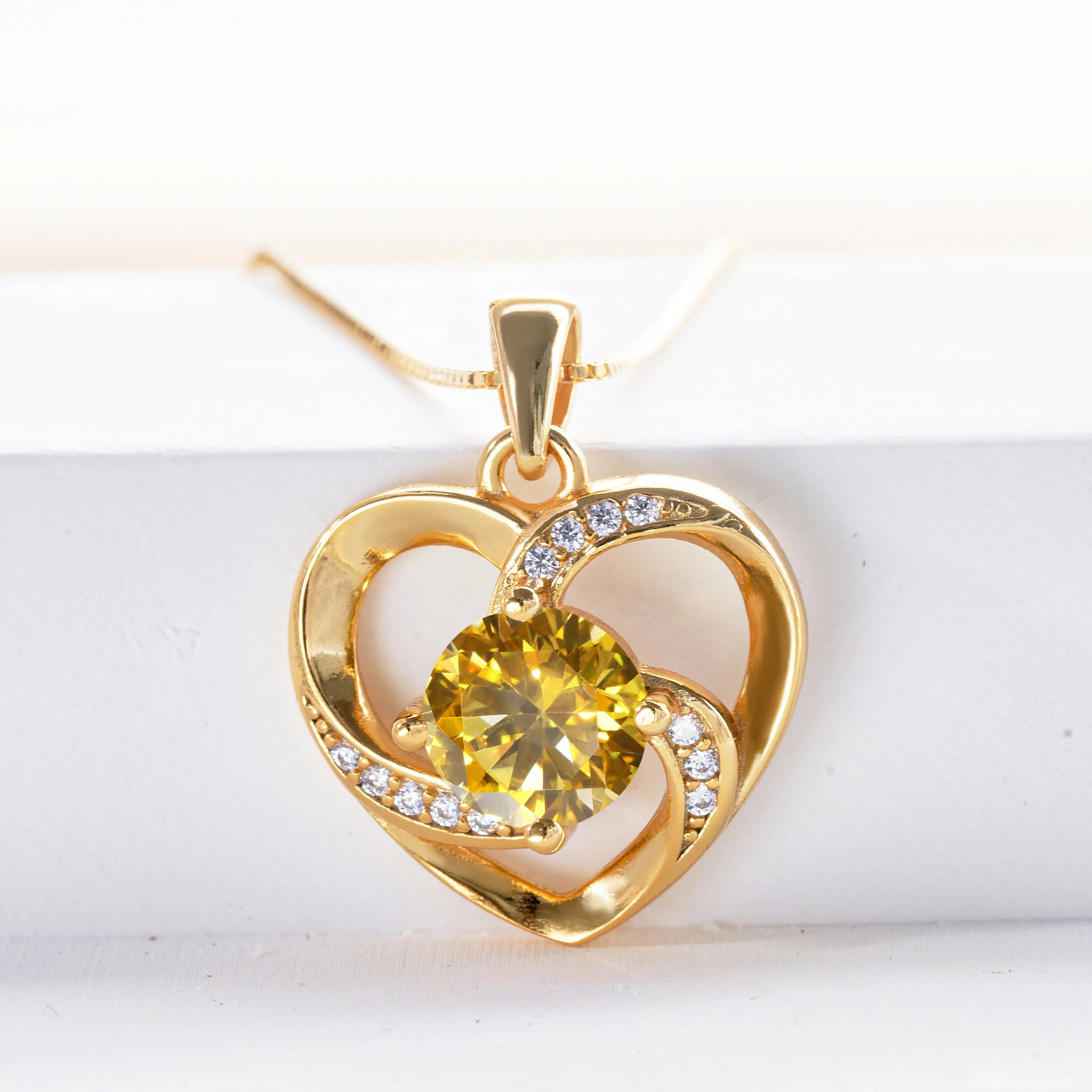 Luxus Schmuck – 1CT Moissanit Anhänger in Herzform
